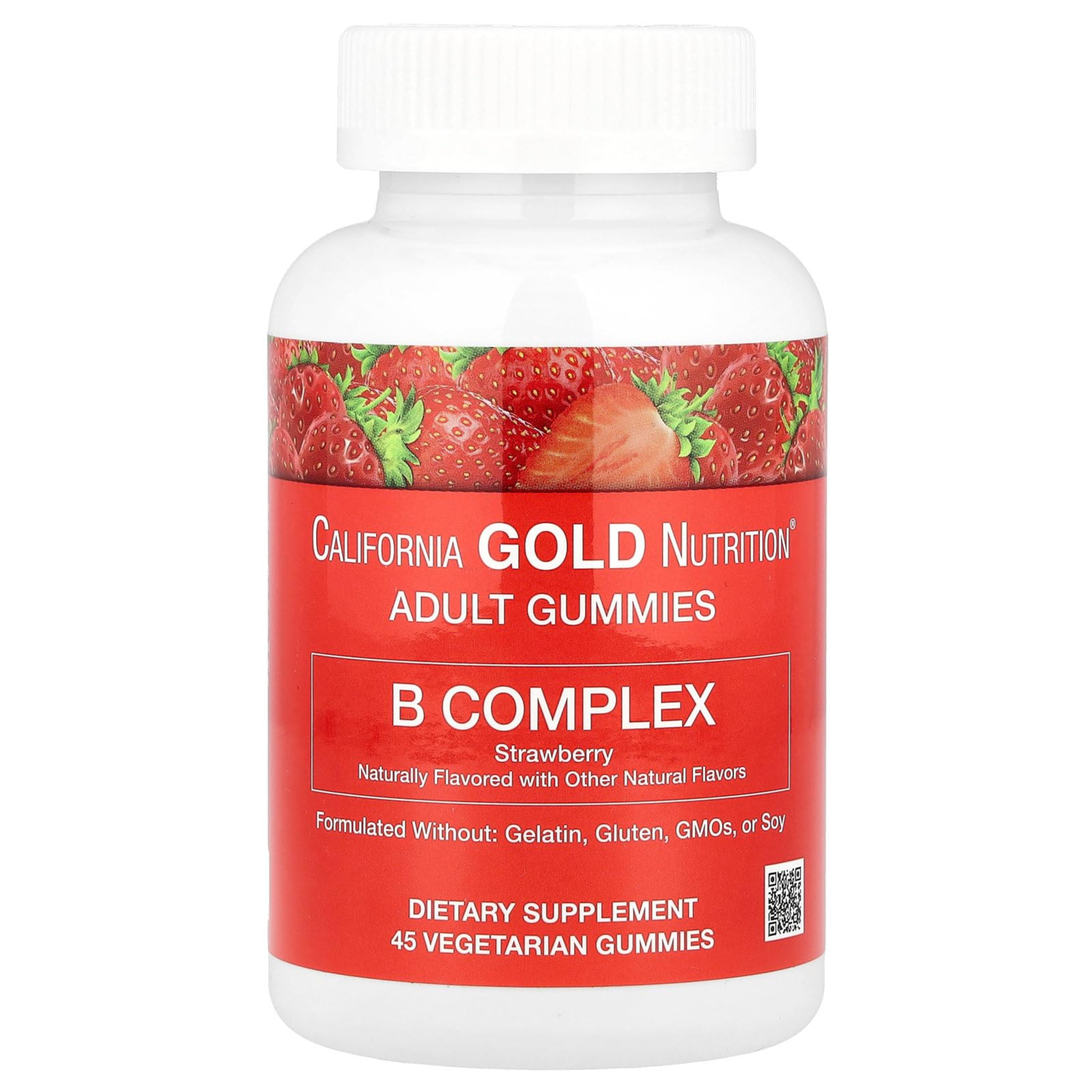 CALIFORNIA GOLD NUTRITION ADULT GUMMIES B-COMPLEX