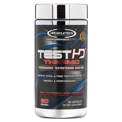 Muscletech Test Hd Thermo Thermogenic Testosterone Booster