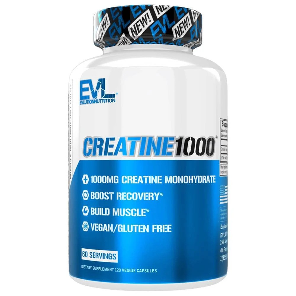 EVL CREATINE 1000MG 120 Capsules