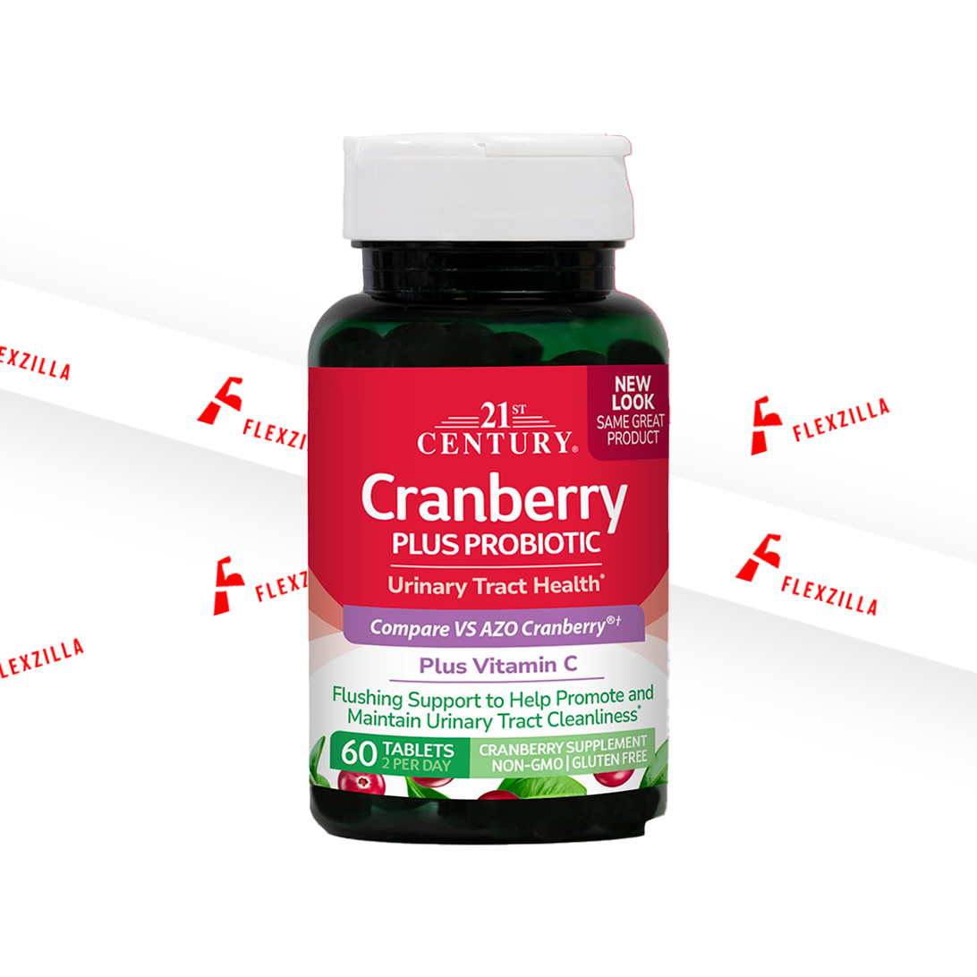21ST CENTURY CRANBERRY PLUS PROBIOTICS 60 TABLETS