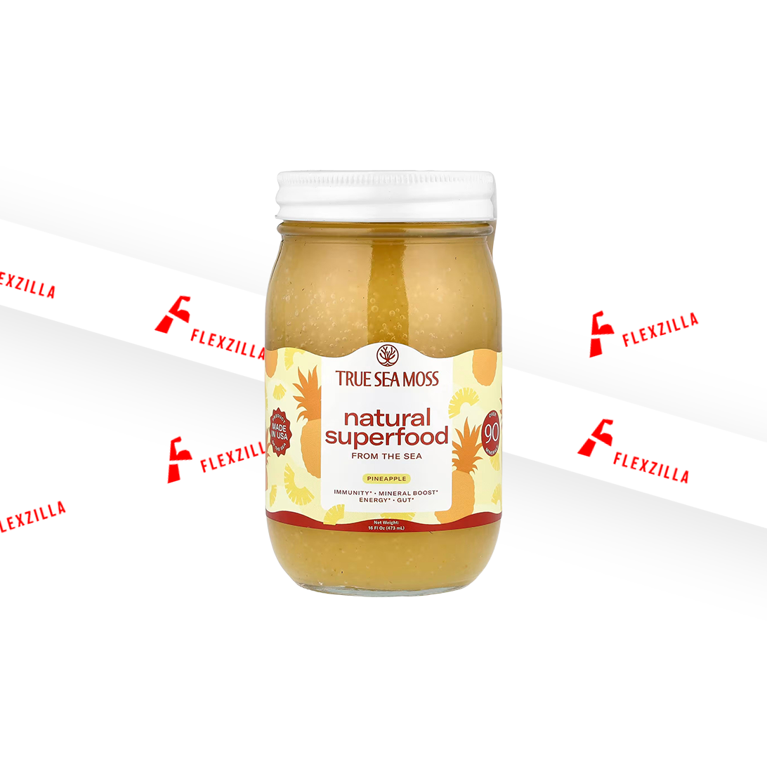 TRUE SEA MOSS NATURAL SUPERFOOD FROM THE SEA PINEAPPLE 16 FL OZ
