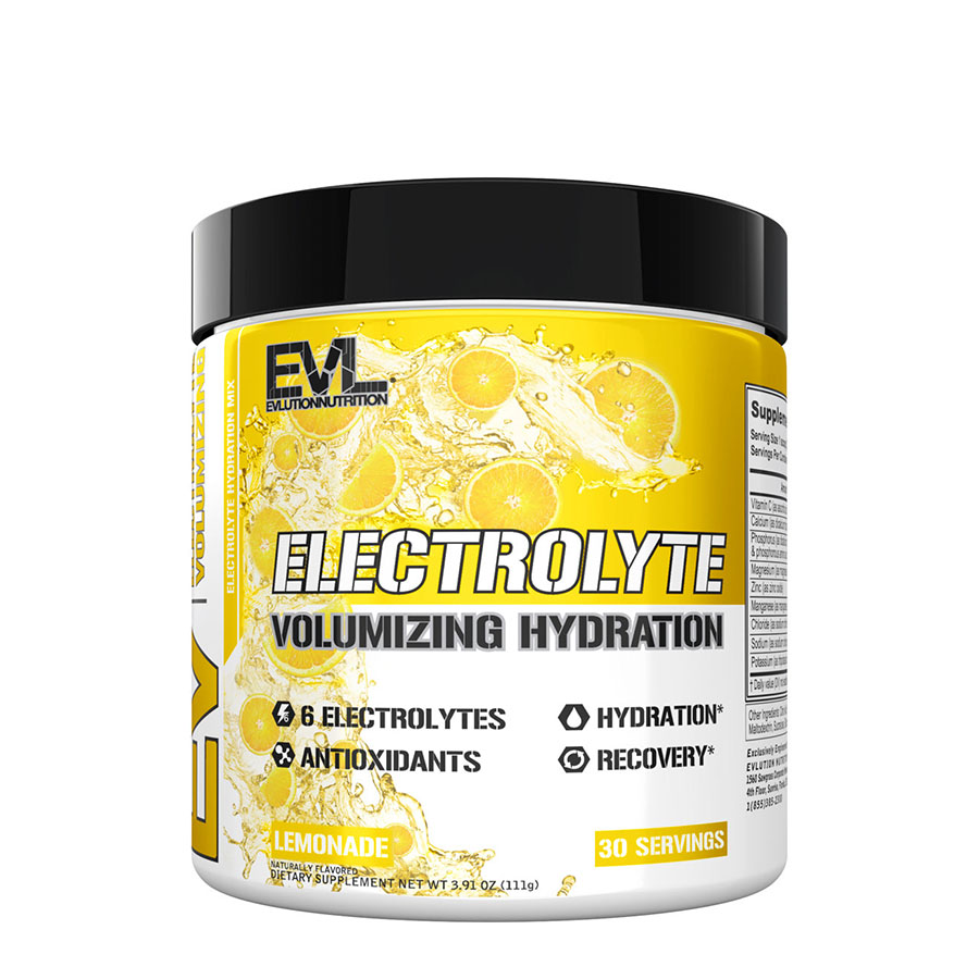 EVL Nutrition Electrolyte 30 Servings Lemonade (Hydration)