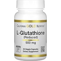 California Gold Nutrition L-Glutathione 500 mg