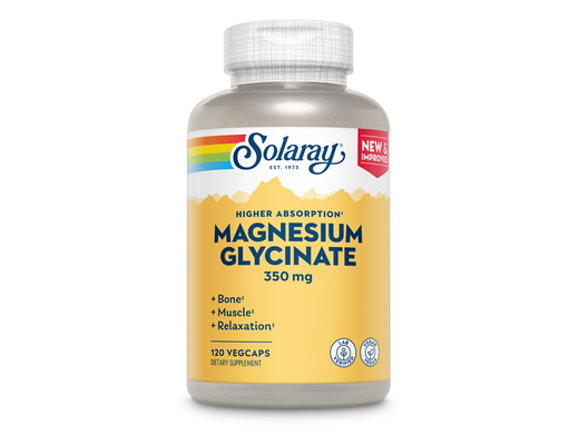 Solaray Magnesium Glycinate 350mg 120 vegcaps