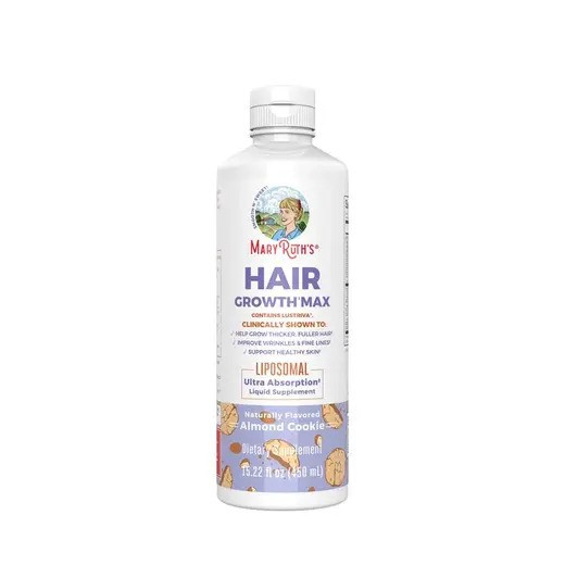 MARY RUTH'S HAIR GROWTH MAX LIPOSOMAL ALMOND COOKIE 450ML
