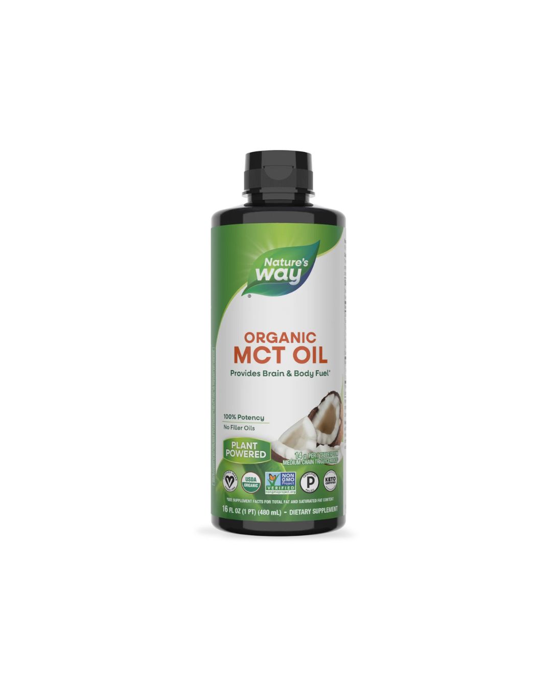Organic MCT Oil  480ML (7.7g C8 + 4g C10)