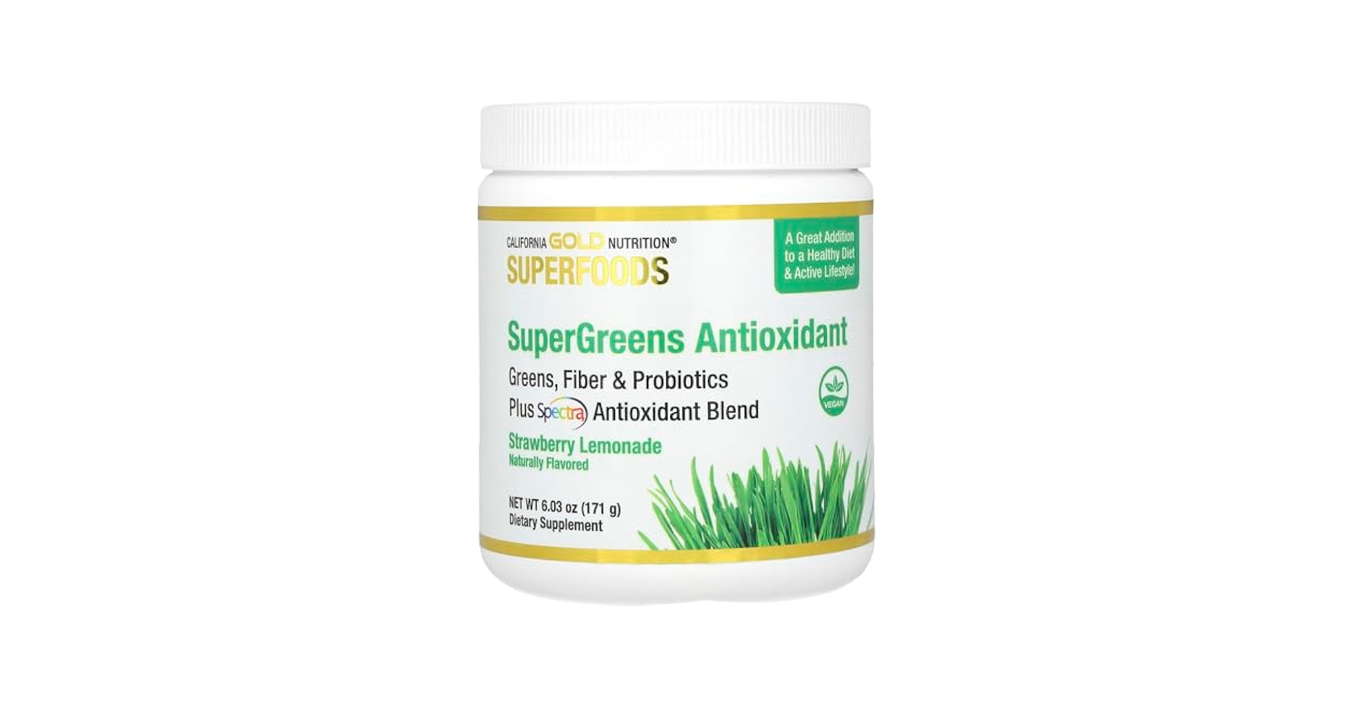 CALIFORNIA GOLD NUTRITION SUPER FOODS SUPER GREENS ANTIOXIDANT