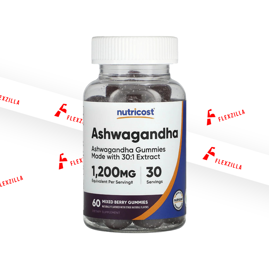 Ashwagandha Gummies Mixed Berry 1,200 mg - 60 Gummies