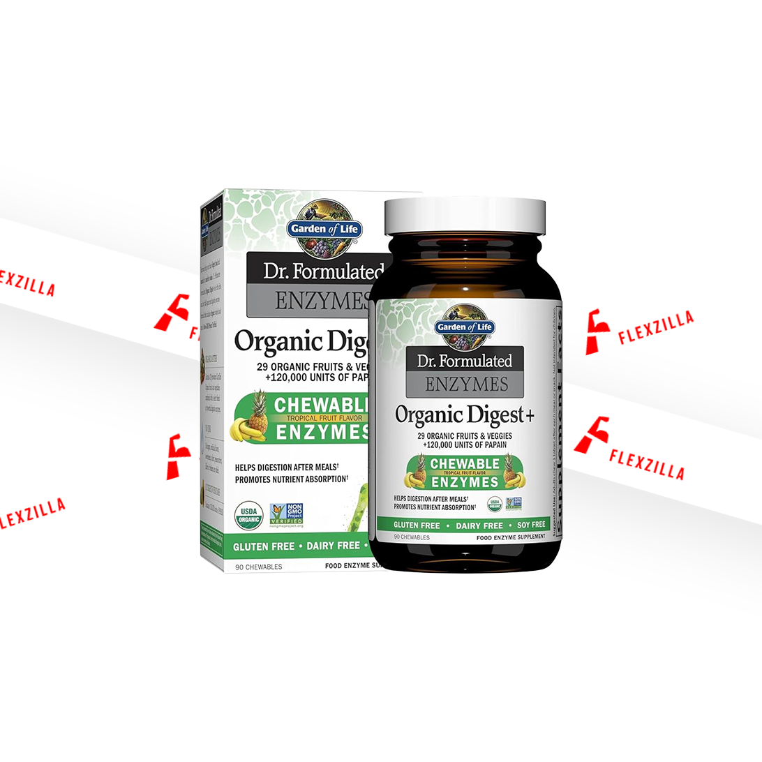 GARDEN OF LIFE DR FORMULATED ENZYMES ORGANIC DIGEST 90 CHEWABLES