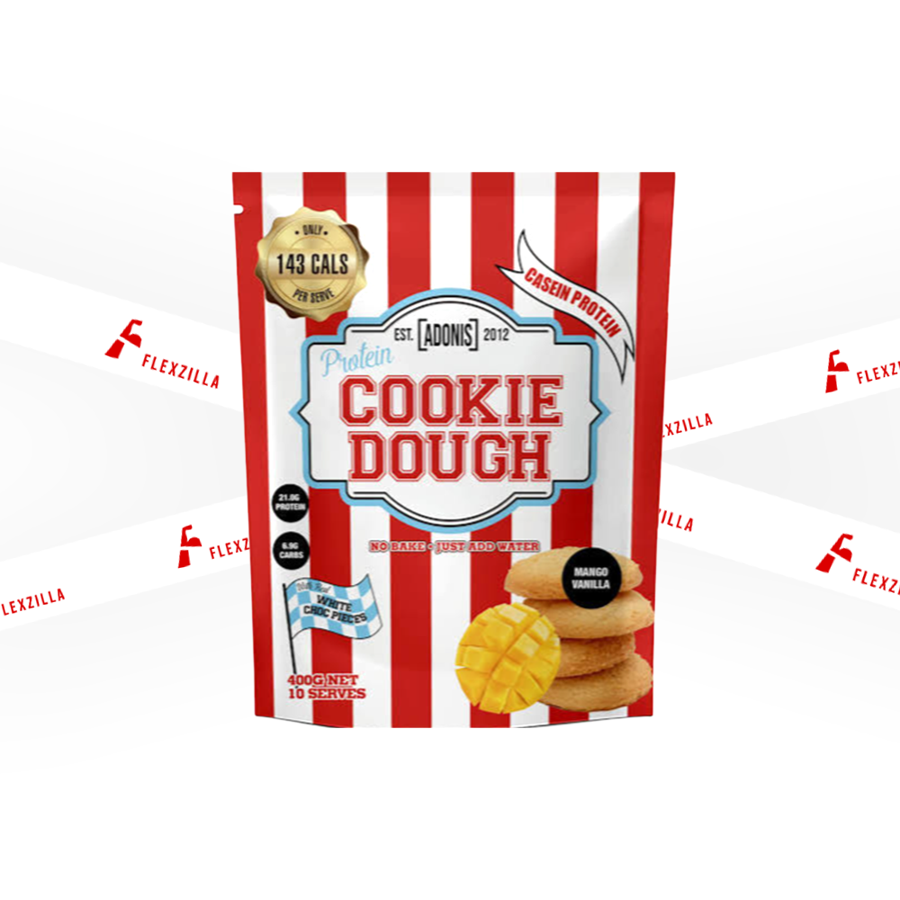 ADONIS PROTEIN COOKIE DOUGH 400GM MANGO VANILLA
