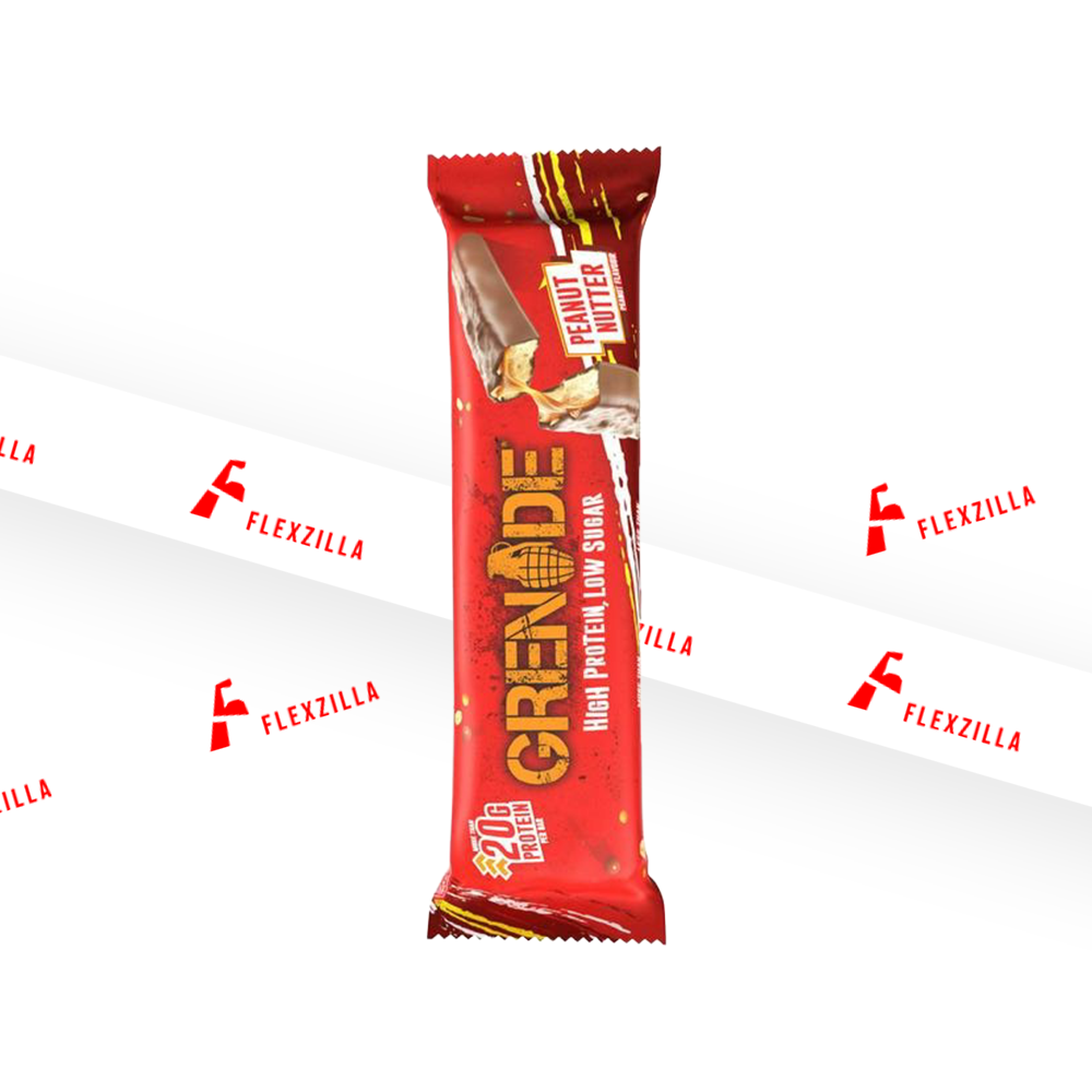 GRENADE HIGH PROTEIN LOW SUGAR PEANUT NUTTER PEANUT FLAVOUR 60 G