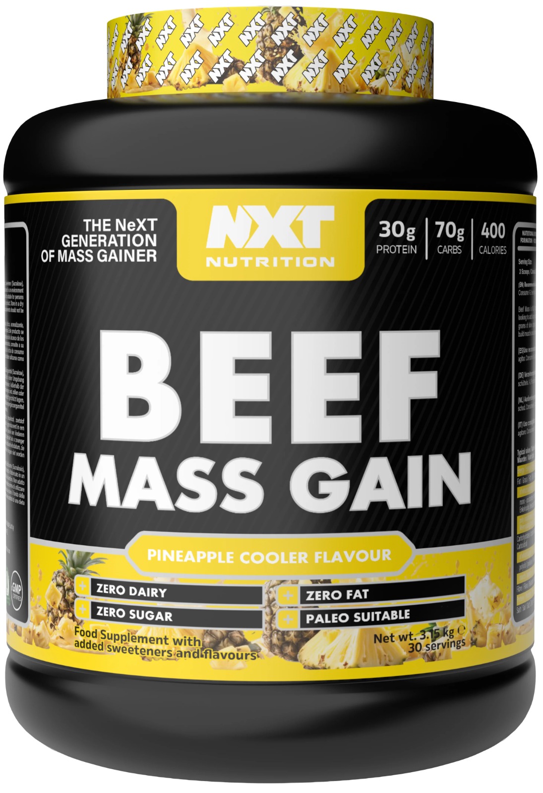 NXT Beef Mass pineapple 3.15 KG