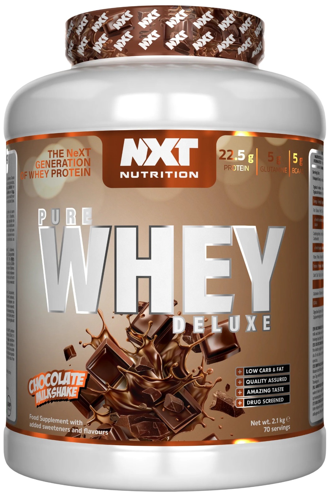 NXT Pure Whey Deluxe Chocolate Milkshake 2.1 KG