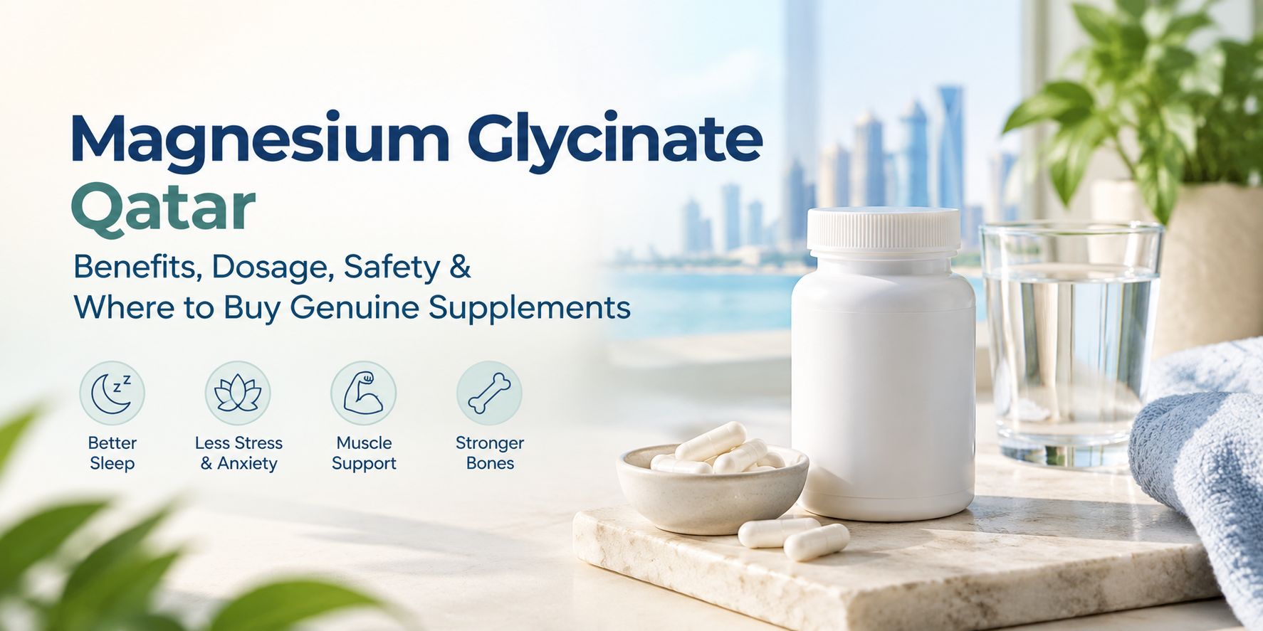 Magnesium Glycinate Qatar : Benefits, Dosage, Safety & Where to Buy Genuine Supplements