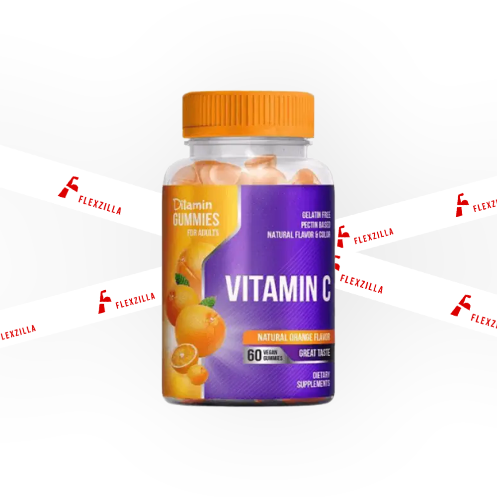 DITAMIN ADULT GUMMIES VITAMIN C ORANGE FLAVOR 60 GUMMIES