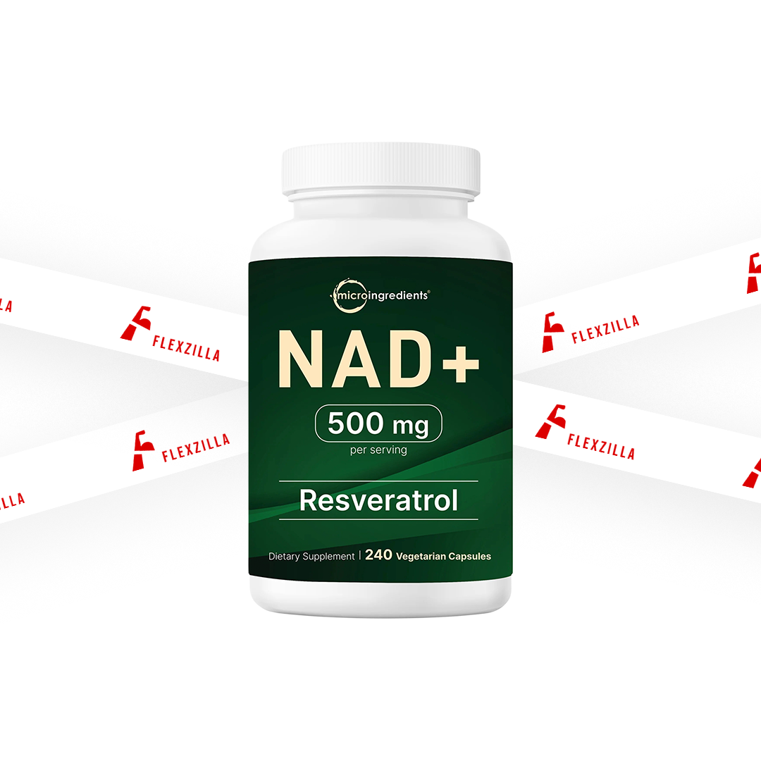 MICROINGREDIENTS NAD+ RESVERATROL 500MG 240 VEGETARIAN CAPSULES