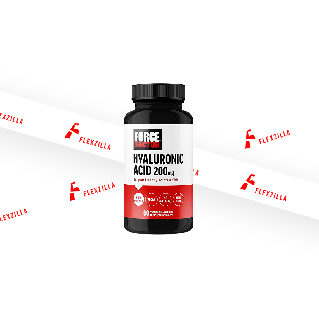 FORCE FACTOR HYALURONIC ACID 200MG 60 VEGETABLE CAPSULES