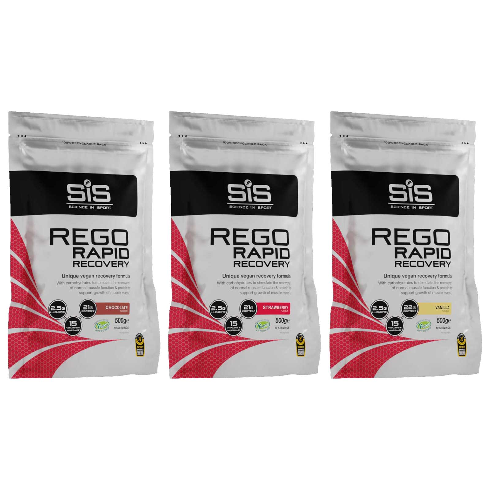 SIS REGO RAPID RECOVERY 500G