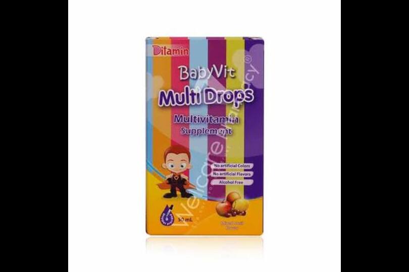 DITAMIN BABY VIT MULTI DROPS MULTIVITAMIN MIXEDFRUIT FLAVOR 50ML